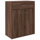 Vidaxl dressoir 60x30x75 cm bewerkt hout bruin eikenkleur
