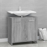 Vidaxl badkamerkast 60x33x60 cm bewerkt hout grijs sonoma eikenkleurig