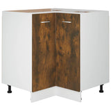 Vidaxl keukenkastje lyon 75,5x75,5x81,5 cm bewerkt hout gerookt eikenkleur