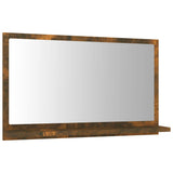 Vidaxl badkamerspiegel 60x10,5x37 cm bewerkt hout gerookt eikenkleurig