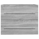 Vidaxl wastafelkast 60x38,5x48 cm bewerkt hout grijs sonoma eikenkleur