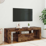Vidaxl tv-meubel met led-verlichting 120x35x40 cm gerookt eikenkleurig
