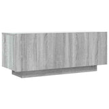 Vidaxl tv-meubel 100x35x40 cm bewerkt hout grijs sonoma eikenkleurig