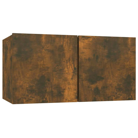 Vidaxl tv-meubel hangend 60x30x30 cm bewerkt hout gerookt eikenkleurig