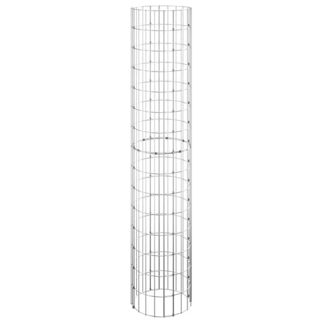 Vidaxl Gabion Pole Round Ø30x150 cm verzinkter Stahl