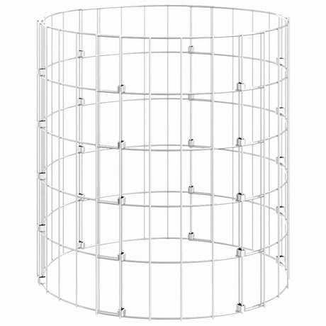 Vidaxl Gabionenpfosten rund ø50x50 cm aus verzinktem Stahl