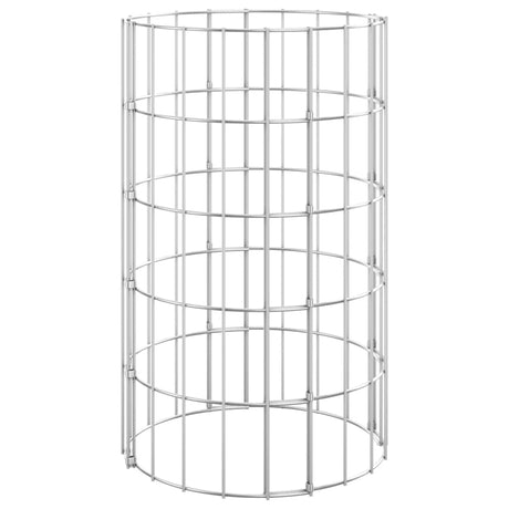 Vidaxx Gabionen-Pflanzgefäße 3 Stück rund erhöht ø30x50 cm Stahl