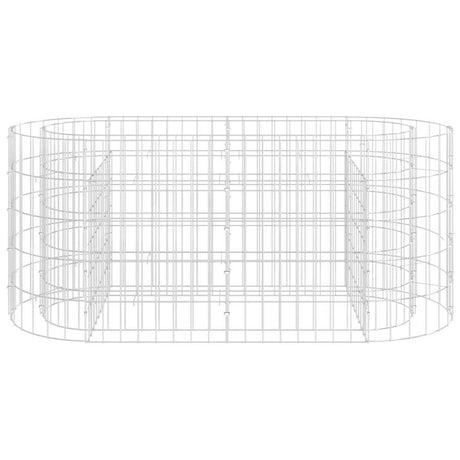 Vidaxl Gabion -Pflanzer erhöhte 120 x 50 x 50 cm verzinkte Eisen