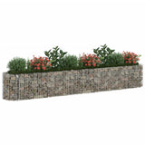 Vidaxl Gabion -Pflanzer vermehrte 330x50x50 cm verzinktes Eisen