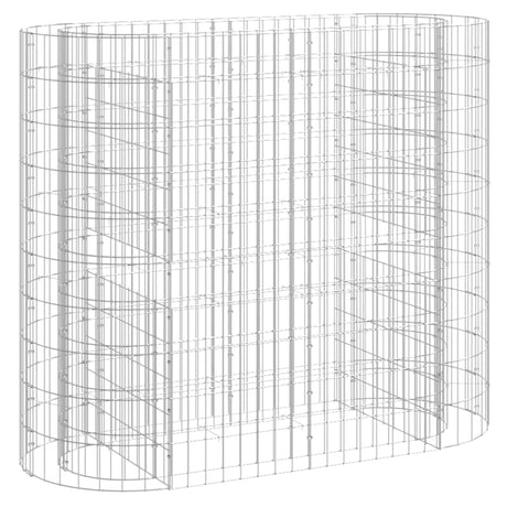 Vidaxl Gabion -Pflanzer erhöhte 120 x 50 x 100 cm verzinkte Eisen