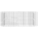 Vidaxl Gabion -Pflanzer erhöhte 260x50x100 cm verzinkte Eisen