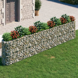 Vidaxl Gabion -Pflanzer 470x50x100 cm verzinktes Eisen angehoben