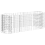 Vidaxl Gabion -Pflanzer vermehrte 300x100x100 cm verzinktes Eisen