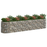 Vidaxl Gabion -Pflanzer erhöhte 500x100x100 cm verzinkte Eisen