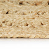 Vidaxl-Teppich handgefertigt 180 cm geflochtene Jute