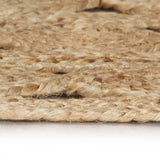 Vidaxl Teppich handgefertigt 240 cm geflochtener Jute