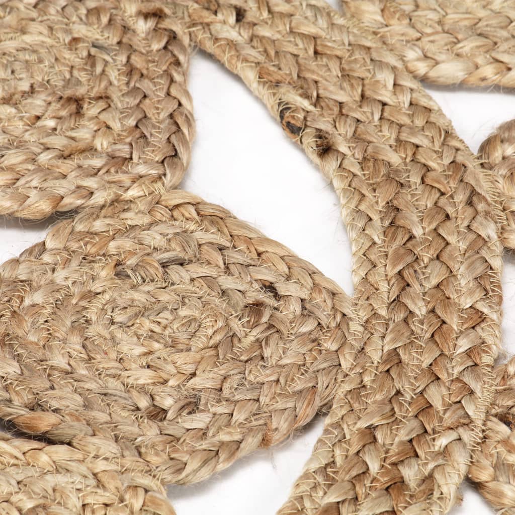 Vidaxl Teppich handgefertigt 240 cm geflochtener Jute