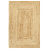 Vidaxl Teppich handgefertigt 200x300 cm Jute