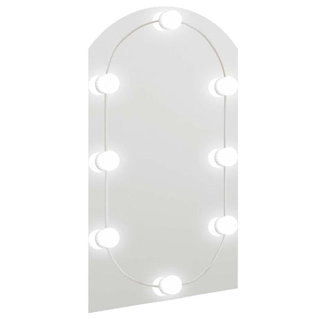 VIDAXL -Spiegel mit LED -Beleuchtung Boog 70x40 cm Glas