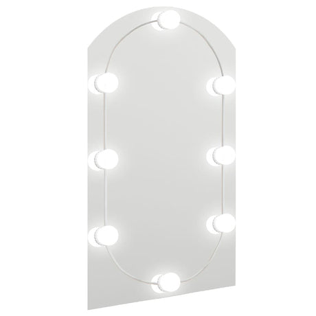 Vidaxx Spiegel mit LED-Beleuchtungsbogen 70x40 cm Glas