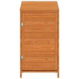 Vidaxl Garden Shed 55x52x112 cm Festkiefer Braun