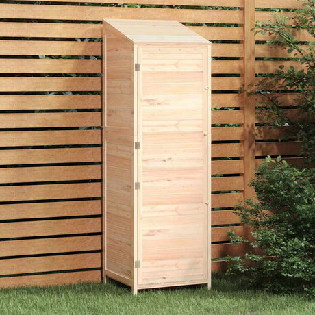 Vidaxl Garden Shed 55x52x174,5 cm Festkieferholz