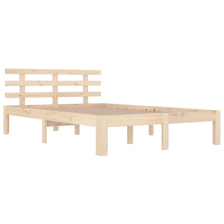 Vidaxl bedframe massief hout 135x190 cm double