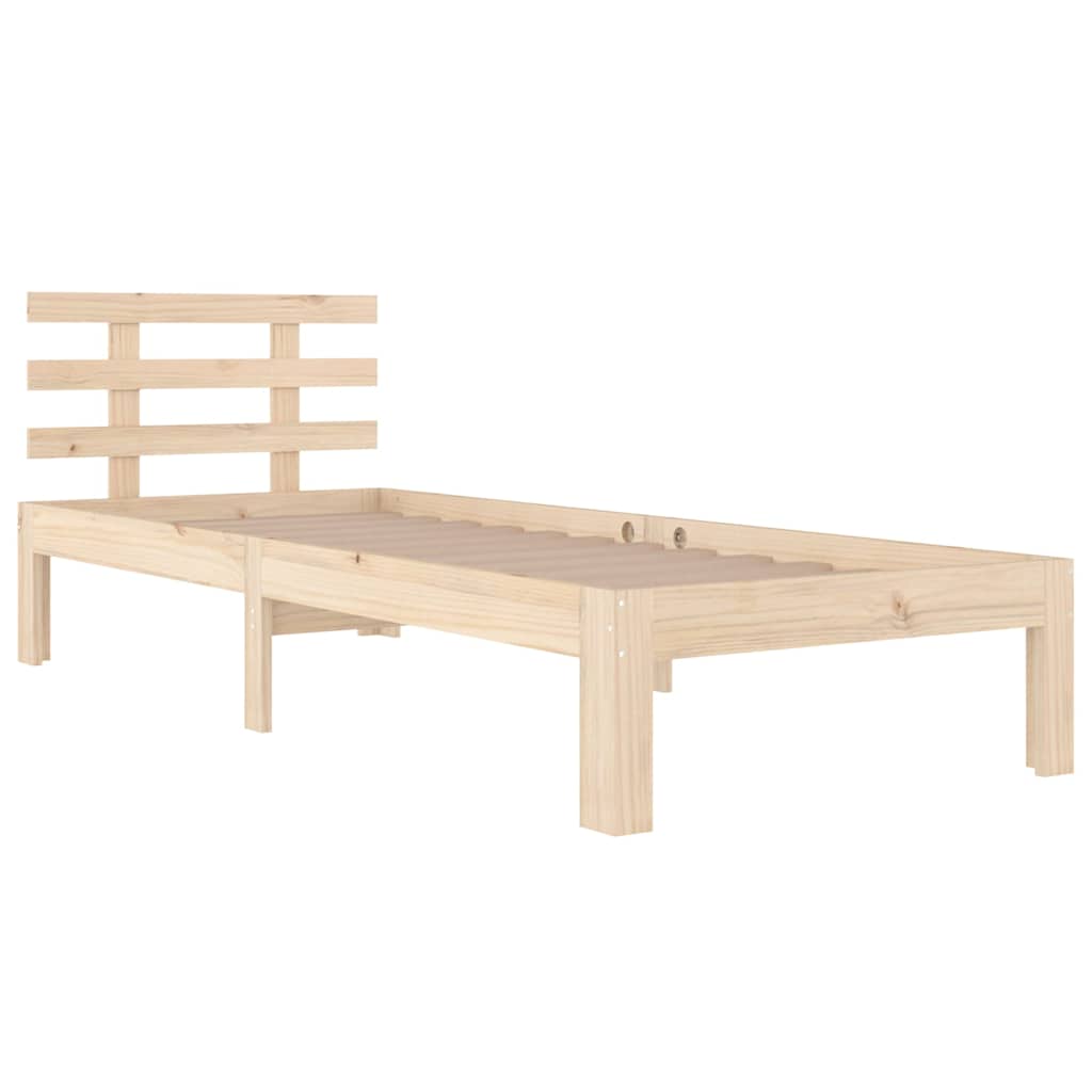 Vidaxl bedframe massief hout 90x200 cm