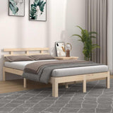Vidaxl bedframe zonder matras massief hout 160x200 cm