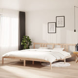 Vidaxl bedframe zonder matras massief hout 200x200 cm