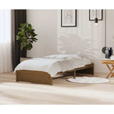 Vidaxl bedframe massief hout honingbruin 90x200 cm