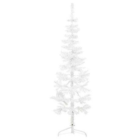 Vidaxl Kunstkerstboom Hälfte mit Standardschmal 120 cm Weiß