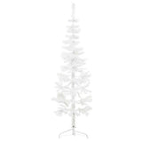 VidaXL Künstliche Weihnachtsbaumhälfte mit Standard schmal 150 cm weiß