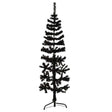 Vidaxl Kunstkerstboom Hälfte mit Standardschmaler 120 cm Schwarz
