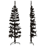 Vidaxl Kunstkerstboom Hälfte mit Standardschmaler 120 cm Schwarz