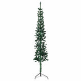 Vidaxl Kunstkerstboom halb mit Standardschmal 120 cm Grün
