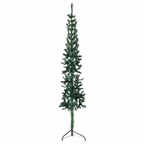 Vidaxl Kunstkerstboom halb mit Standardschmal 120 cm Grün