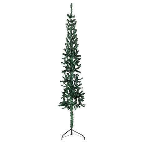 Vidaxl Kunstkerstboom halb mit Standardschmal 150 cm Grün