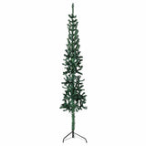 Vidaxl Kunstkerstboom halb mit Standardschmal 180 cm Grün