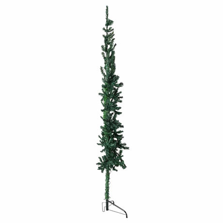 Vidaxl Kunstkerstboom Hälfte mit Standardschmaler 210 cm Grün