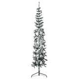 Vidaxl Kunstkerstboom halbe mit schneebedeckten 240 cm