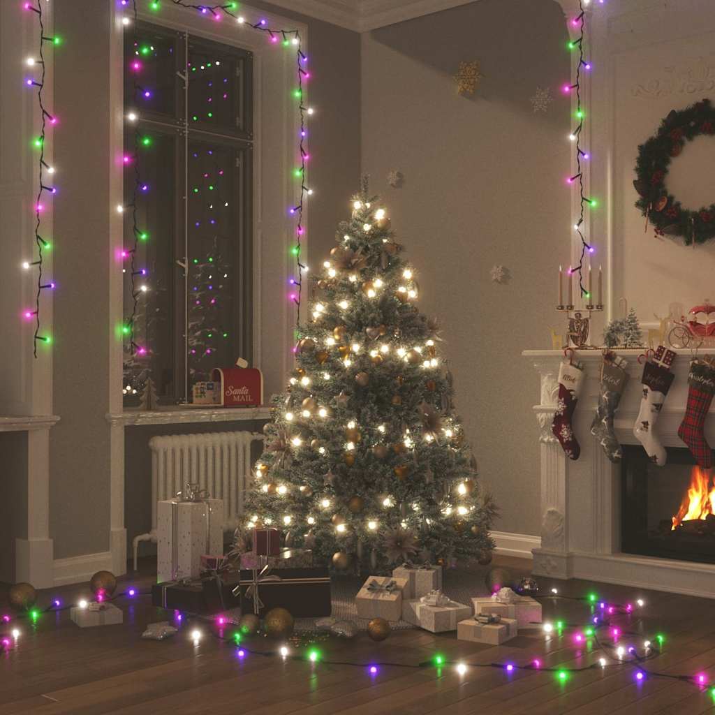 Vidaxl Light Garland mit 2000 LEDs Pastell Multicolour 200 m PVC