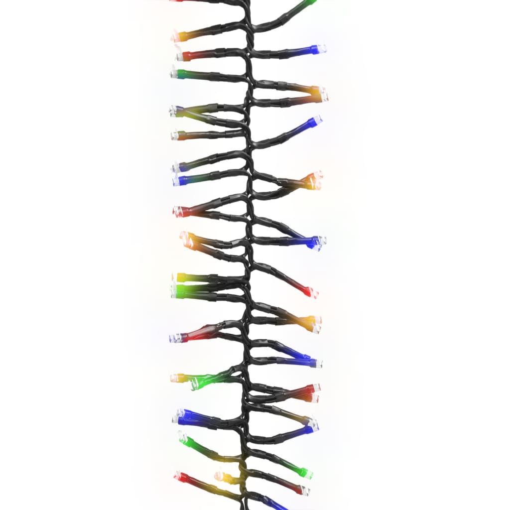 Vidaxx Lichterketten-Cluster mit 3000 LEDs mehrfarbig 23 m PVC