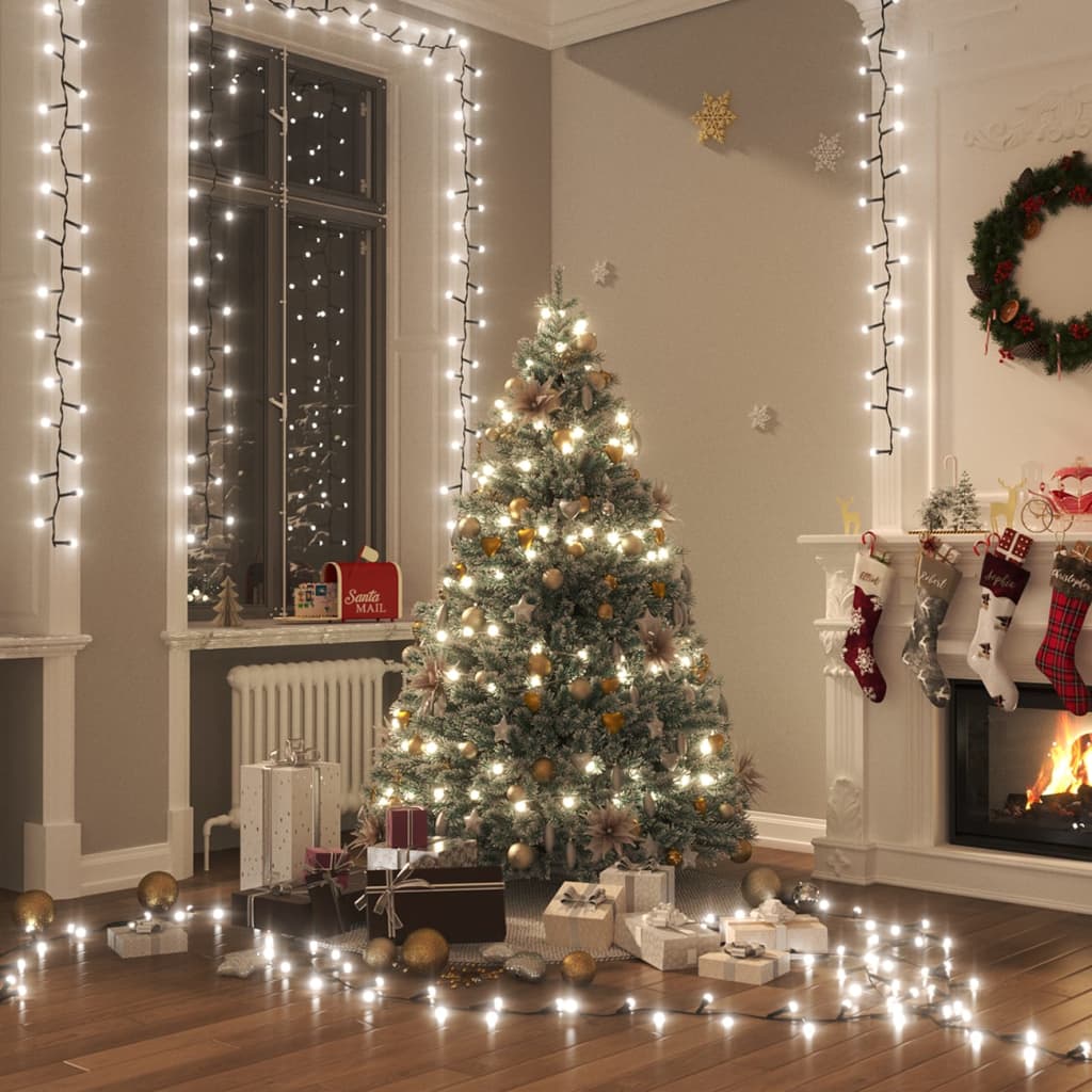 Vidaxl Light Girland Compact mit 3000 LEDs kalt weiß 65 m PVC