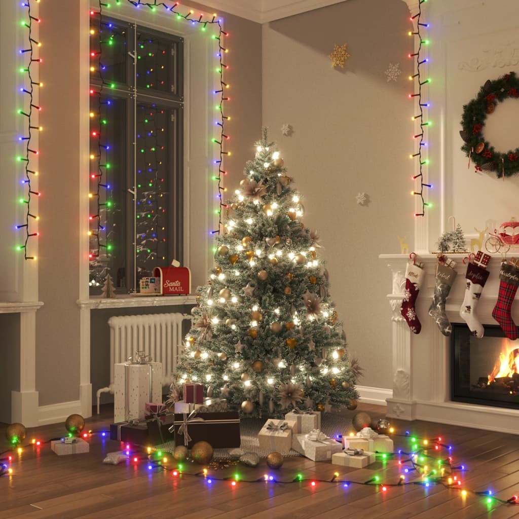 Vidaxl Light Garland Compact mit 3000 LEDs Multi -Colored 65 m PVC