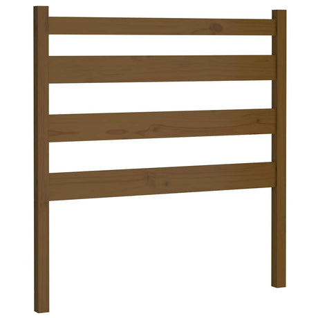 Vidaxl hoofdbord 81x4x100 cm massief grenenhout honingbruin