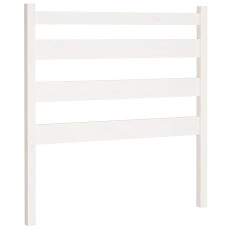 Vidaxl hoofdbord 106x4x100 cm massief grenenhout wit