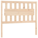 Vidaxl hoofdbord 105,5x4x100 cm massief grenenhout
