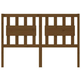 Vidaxl hoofdbord 125,5x4x100 cm massief grenenhout honingbruin