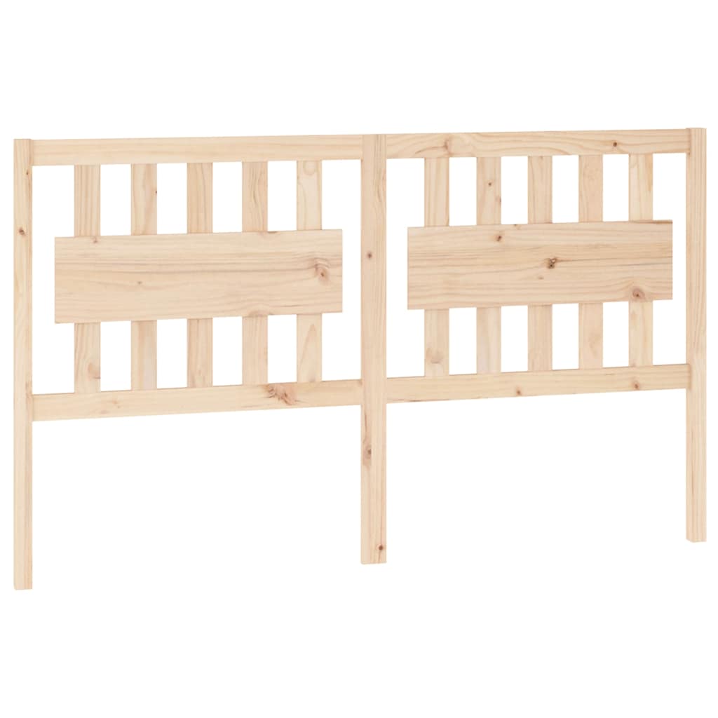 Vidaxl hoofdbord 155,5x4x100 cm massief grenenhout